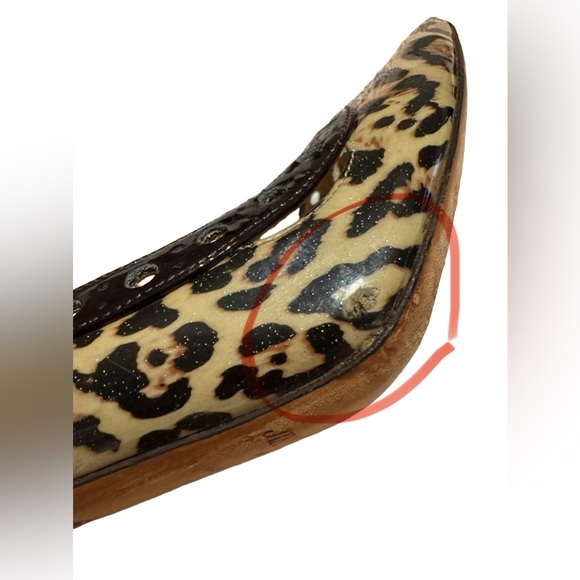 Genuine ladies JIMMY CHOO leopard print patent Erin heels shoes 36 5.5 - Picture 10 of 10